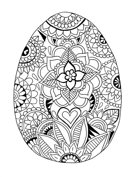 coloring book easter eggs|detailed easter egg coloring pages.